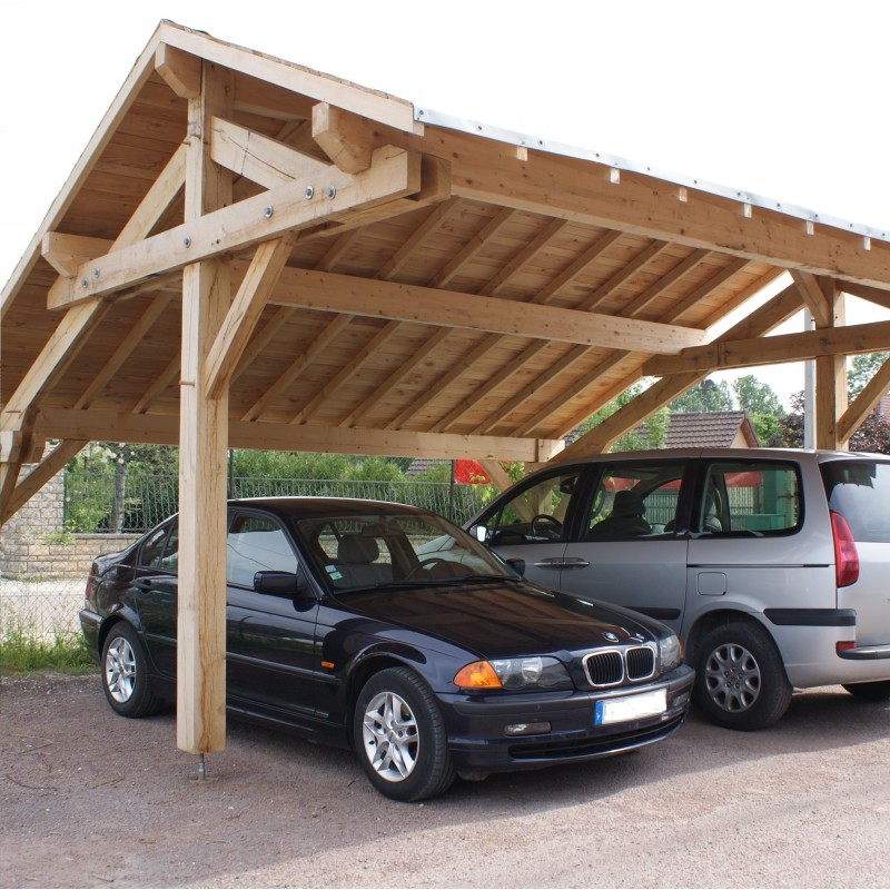 Abris carport 2 voitures 5.50 X 3.50M