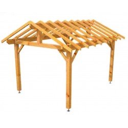 2 pentes sapin 4.00M x 3.00M